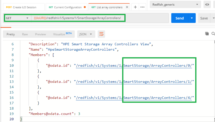 HPE's legacy SmartStorage URIs HPE's legacy SmartStorage URIs
