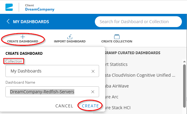 Creating a dashboard 2.0