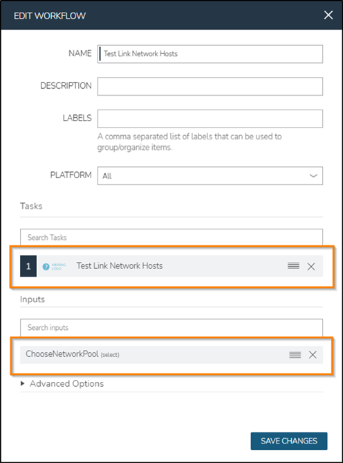 Operational Workflow setup