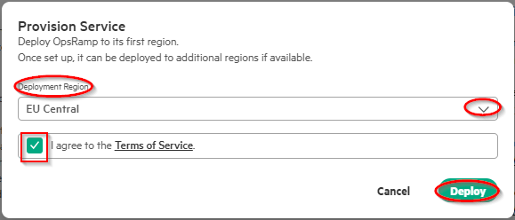 Provision HPE OpsRamp