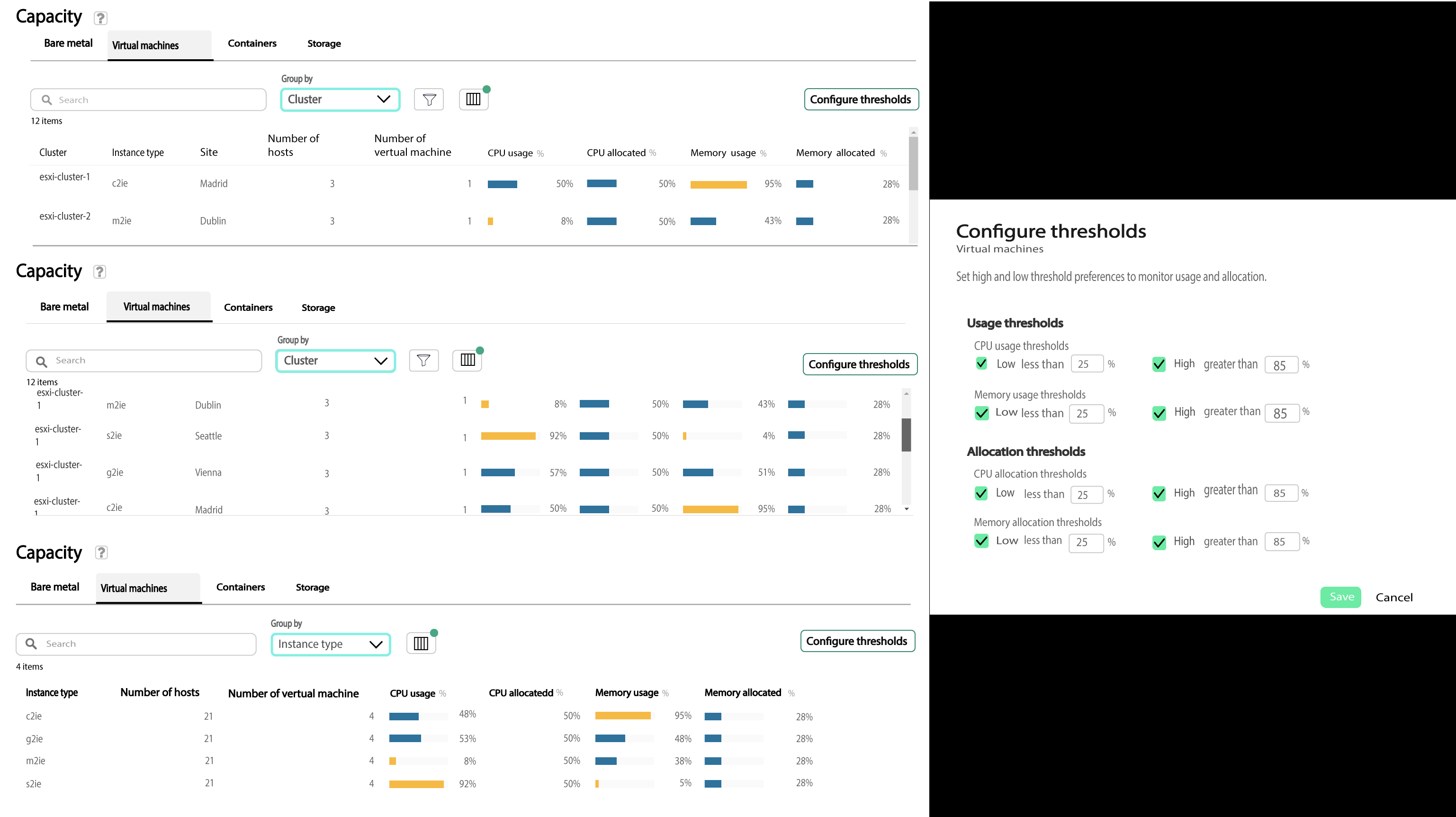 Screenshot 5: Virtual Machine service monitoring